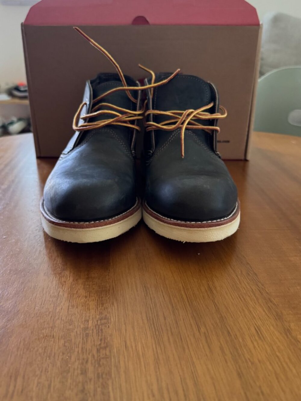 Red Wing 3150 Work Chukka Charcoal Rough & Tough - Picture 4 of 7
